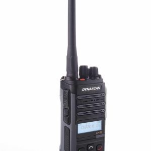 Walkie Talkie DYNASCAN LP-50 con PMR-446 de uso profesional, pantalla LCD y resistencia al agua IP67 [Radiocomunicación]