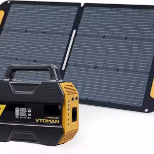 Pack batería Portátil VTOMAN 300W (Pico 600W) con 110W Panel Solar