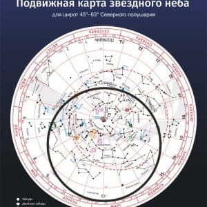 Carta de estrellas giratoria