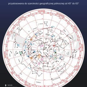 Planisferio Levenhuk M20 (para latitud norte 45°–63°)