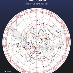 Planisferio Levenhuk M20 (para latitud norte 45°–63°)