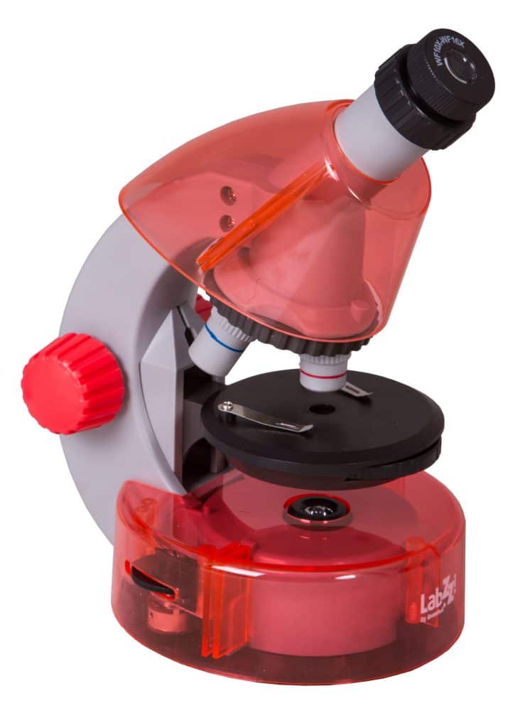 69733 microscope levenhuk labzz 101 orange 00