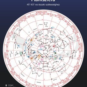 Planisferio Levenhuk M20 (para latitud norte 45°–63°)