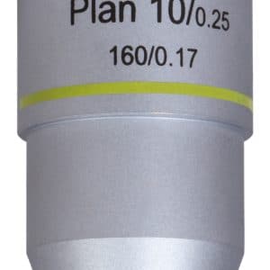Objetivo plano acromático Levenhuk MED 10x