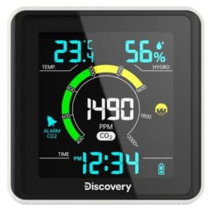 Estación meteorológica Levenhuk Discovery Report WA40 con medidor de CO2