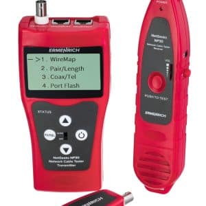 Comprobador de cables de red Ermenrich NetGeeks NP30