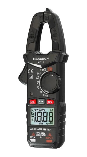 Amperímetro de pinza digital Ermenrich Ping MK10