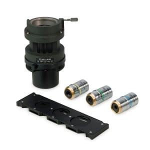 Dispositivo MAGUS HCM360 para trabajar con el contraste de modulación Hoffman, con juego de objetivos