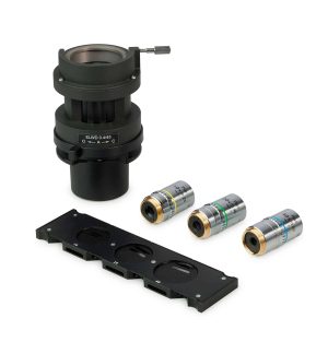 Dispositivo MAGUS HCM360 para trabajar con el contraste de modulación Hoffman, con juego de objetivos
