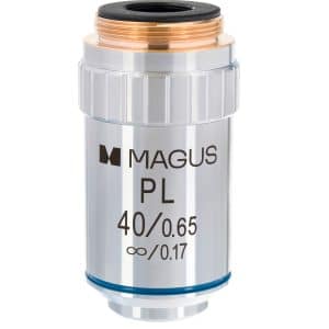 Objetivo plano corregido al infinito MAGUS MP40 40x/0,65 ∞/0,17