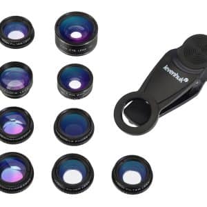 Juego de lentes para teléfono inteligente Levenhuk Lens S10