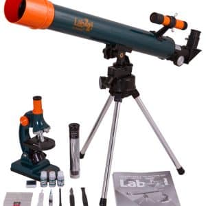 Conjunto de microscopio y telescopio Levenhuk LabZZ MT2