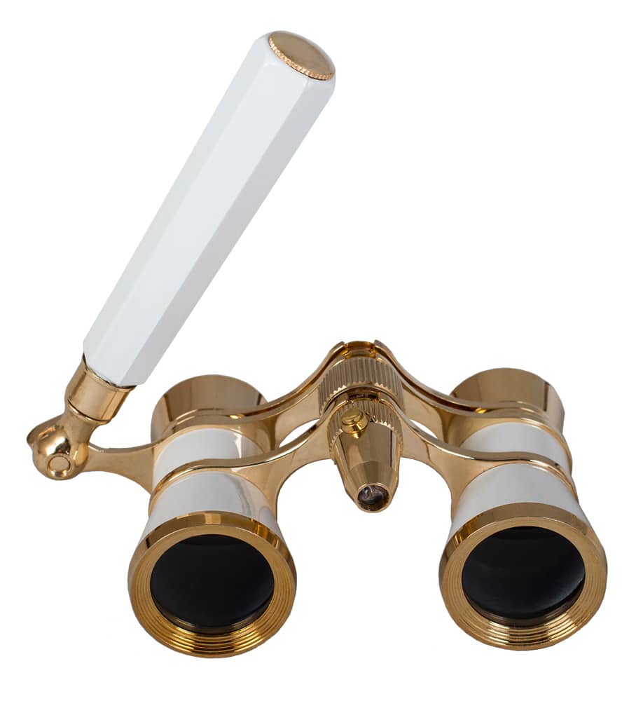 Levenhuk Opera glasses Broadway 3x25 green with lorgnette and LED light Levenhuk Opera glasses Broadway 3x25 green with lorgnette and LED light