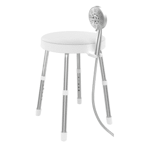 Taburete de ducha y baño Weinberger con asiento giratorio