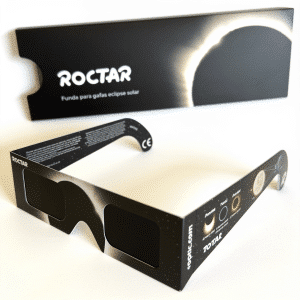 Gafas con Funda Reutilizable de Eclipse ROPTIC