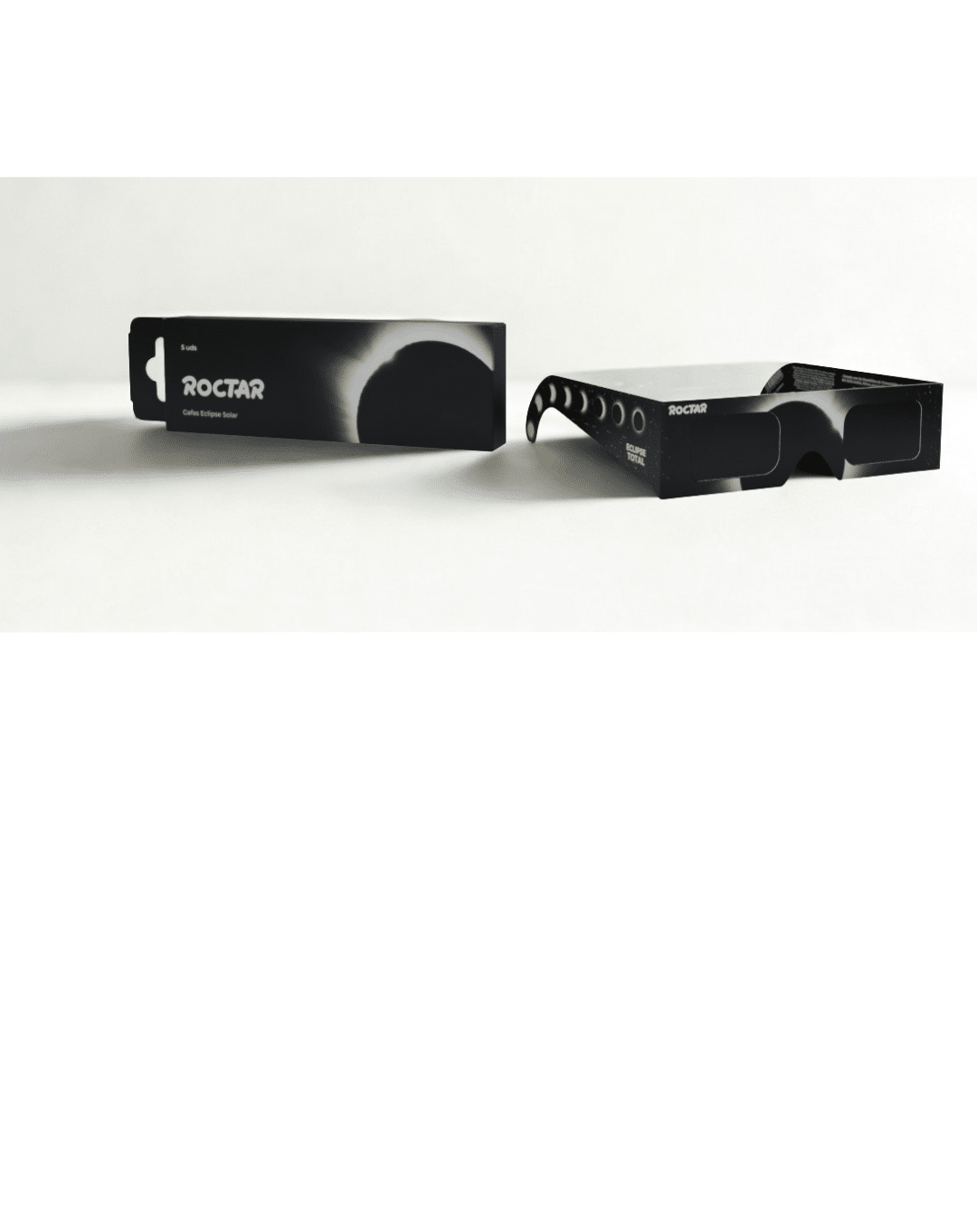 PACK 5 | Gafas con CAJA Reutilizable de Eclipse ROPTIC